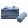 Blue microfibre cloth - 38x38 cm (X 10) - ISOCLEAR