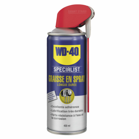 Spray grease, long-lasting, 400 ml, professional system - WD40 : 33215