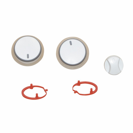 White knobs (excl.), set of 3 - VAILLANT : 0020048920