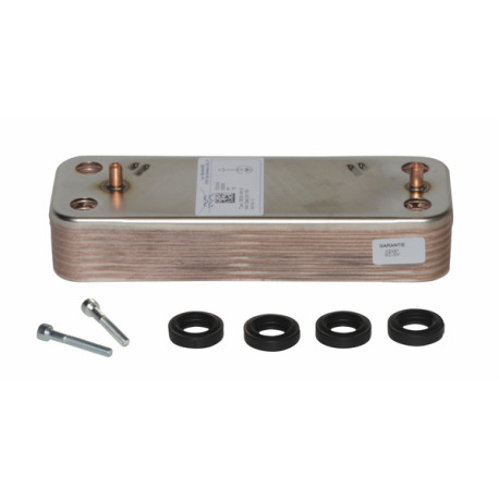 Heat exchanger 14 plates  - DIFF for De Dietrich Chappée : 711500500