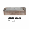 Plate heat exchanger (20 plates) - DIFF for Saunier Duval : 0020105937