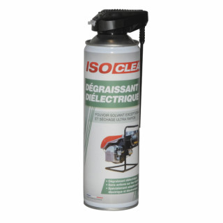 Dielectric degreaser aerosol: 650/400ml with CO2 - ISOCLEAR