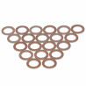 Flat gasket 27.4 x 18.2 x 2  (X 20) - DIFF for De Dietrich Chappée : S62730
