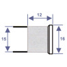 NTC sensor - DIFF for ELM Leblanc : 87167602520