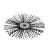Nylon flat roller brush  Ø 130mm for high temperature - DIFF