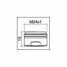 NEOSTRAHL Laminar Flow straight aerator M24X1 - NEOPERL : FLEX1207