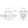 Isobar water pressure reducer FF 3/4 brass cover ISO20F  - ITRON : ISO20FMG