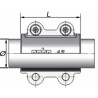 Short steel repair collar DSK 21.3 (1/2") - GEBO : 01.260.28.01