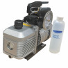 2-stage vacuum pump R32 198l/min 25µ solenoid valve - GALAXAIR : 2-VP-198-EV-R32
