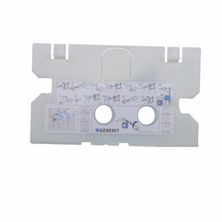 Protection plate  - GEBERIT : 241.343.00.1