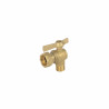 Water meter isolation ball valve angled MF 1/2" 3/4" - DIFF