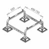 Floor support for outdoor unit - DIFF