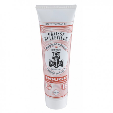 Grease - Red BELLEVILLE Grease (Tube 150g) - GRAISSE BELLEVILLE : GB015R