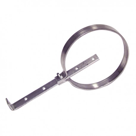 Aluminium clamp Ø125 mm - ISOTIP JONCOUX : 014712