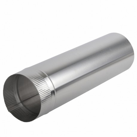 Aluminium pipe Ø139mm x 0.50m - ISOTIP JONCOUX : 011213