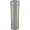 Stainless steel pipe Ø125mm x 0.5m - ISOTIP JONCOUX : 031212