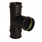 Flue shaft for pellet stove