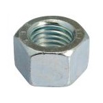 Flange and nut
