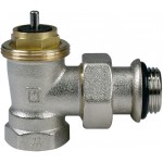 Thermostatic angled radiator valve