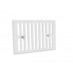 White pre-lacquered ventilation grille