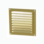 Gold pre-lacquered ventilation grille