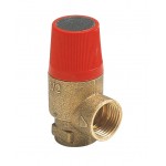 Safety valve and pressure relief valve