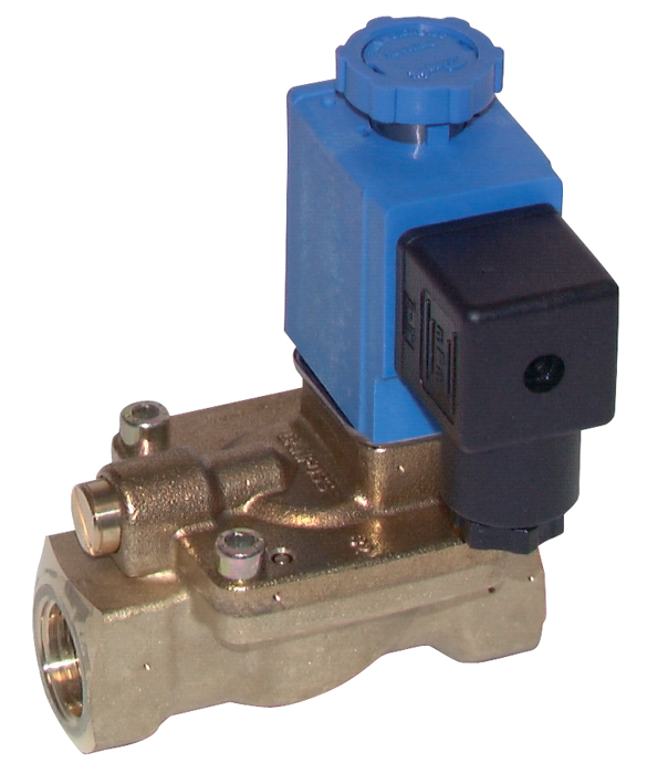 Solenoid valve and coil Boiler room